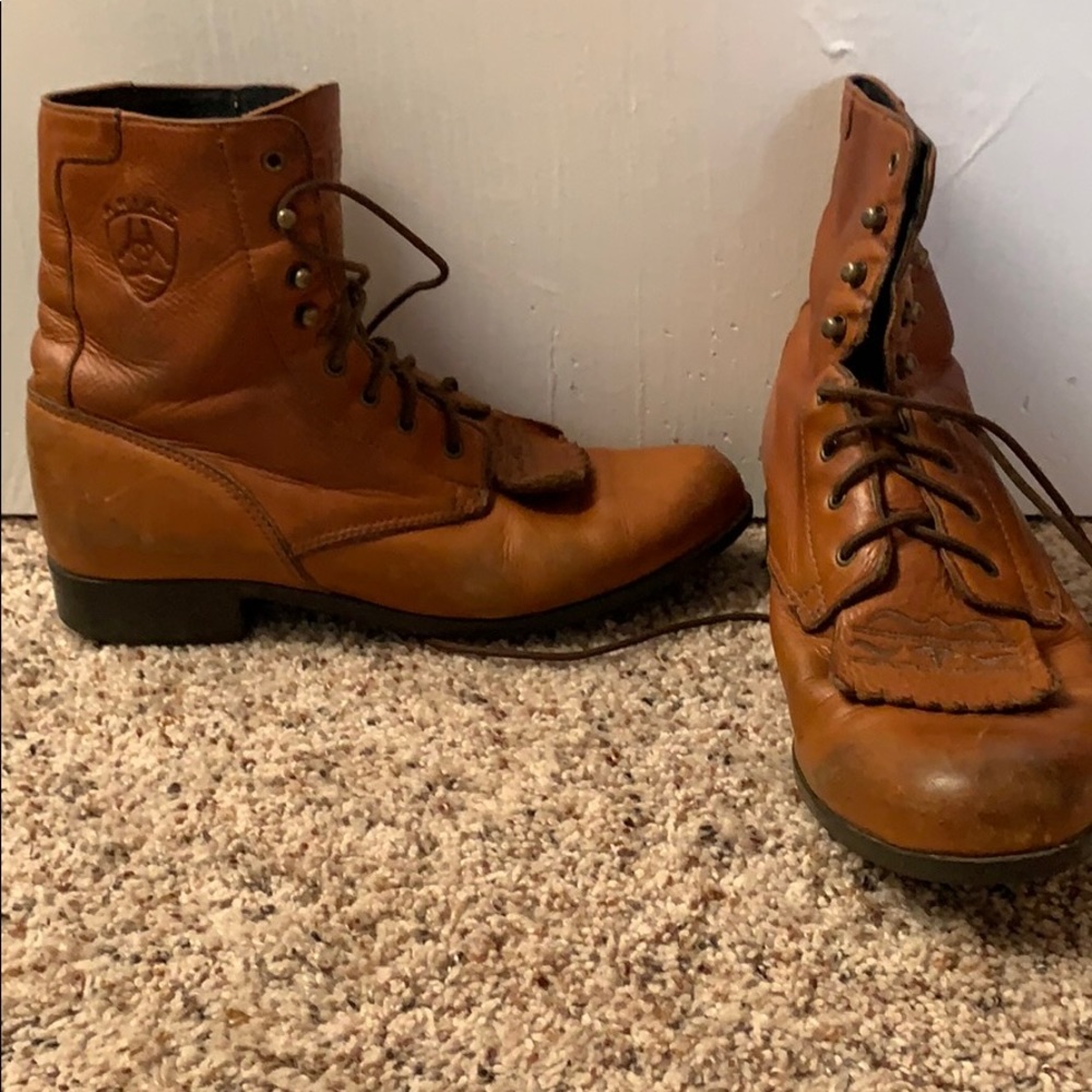 Genuine leather boots